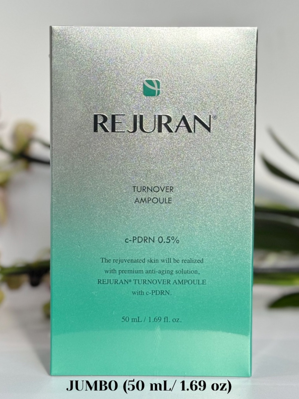 REJURAN Turnover Ampoule JUMBO Size (50 mL / 1.69 fl oz) – Brand New
